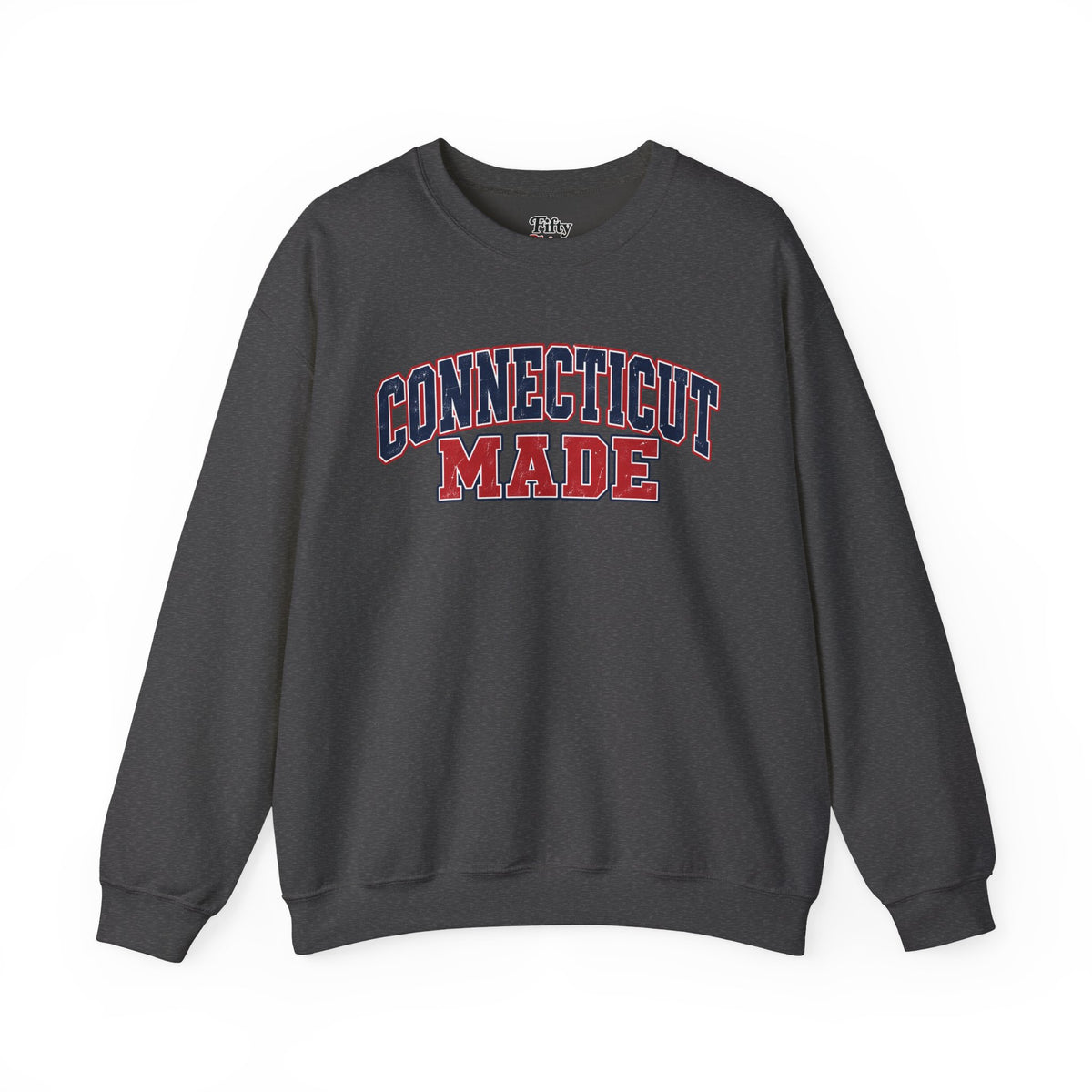Connecticut Made Unisex Crewneck Sweatshirt State Name Graphic