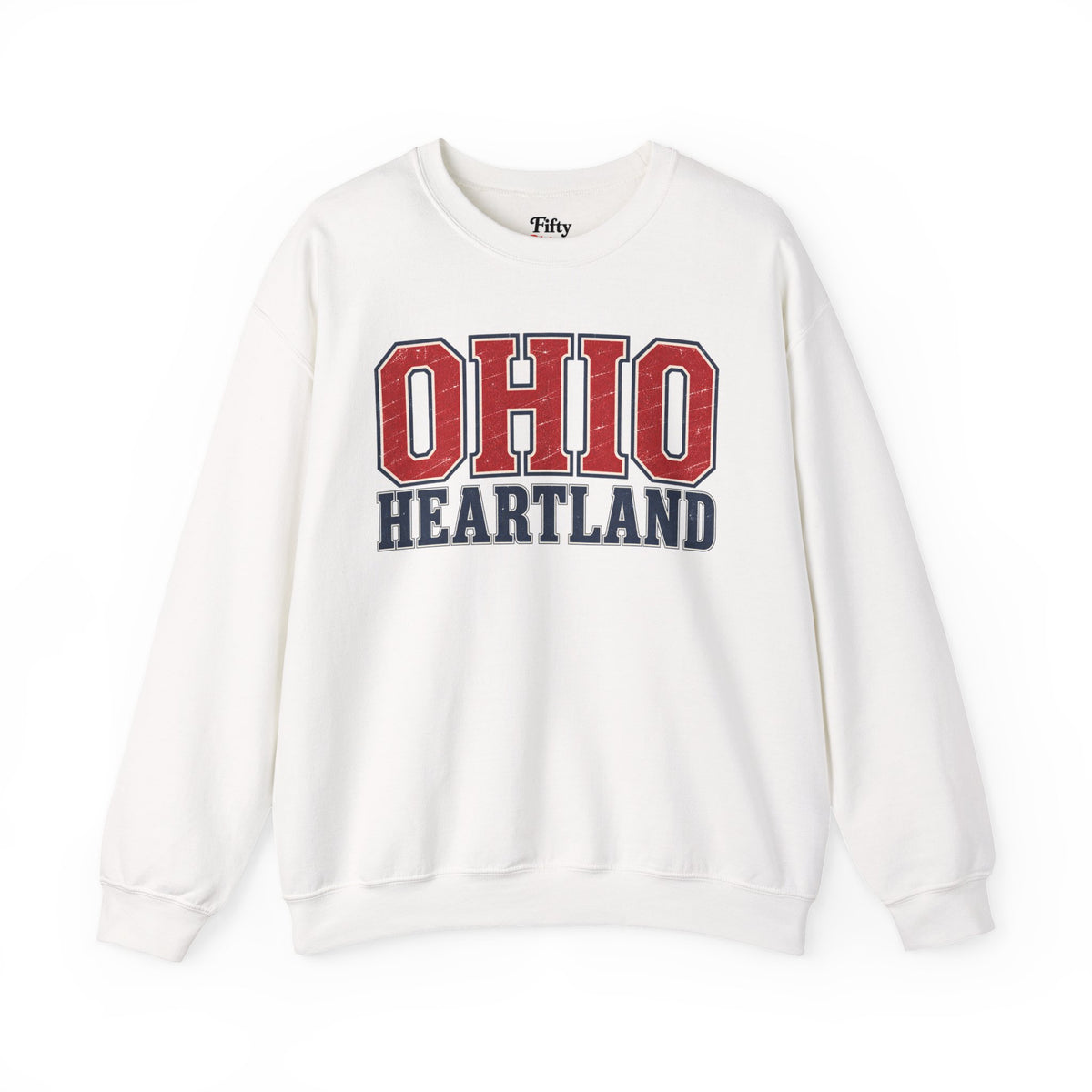 Ohio Heartland Unisex Crewneck Sweatshirt State Name Graphic