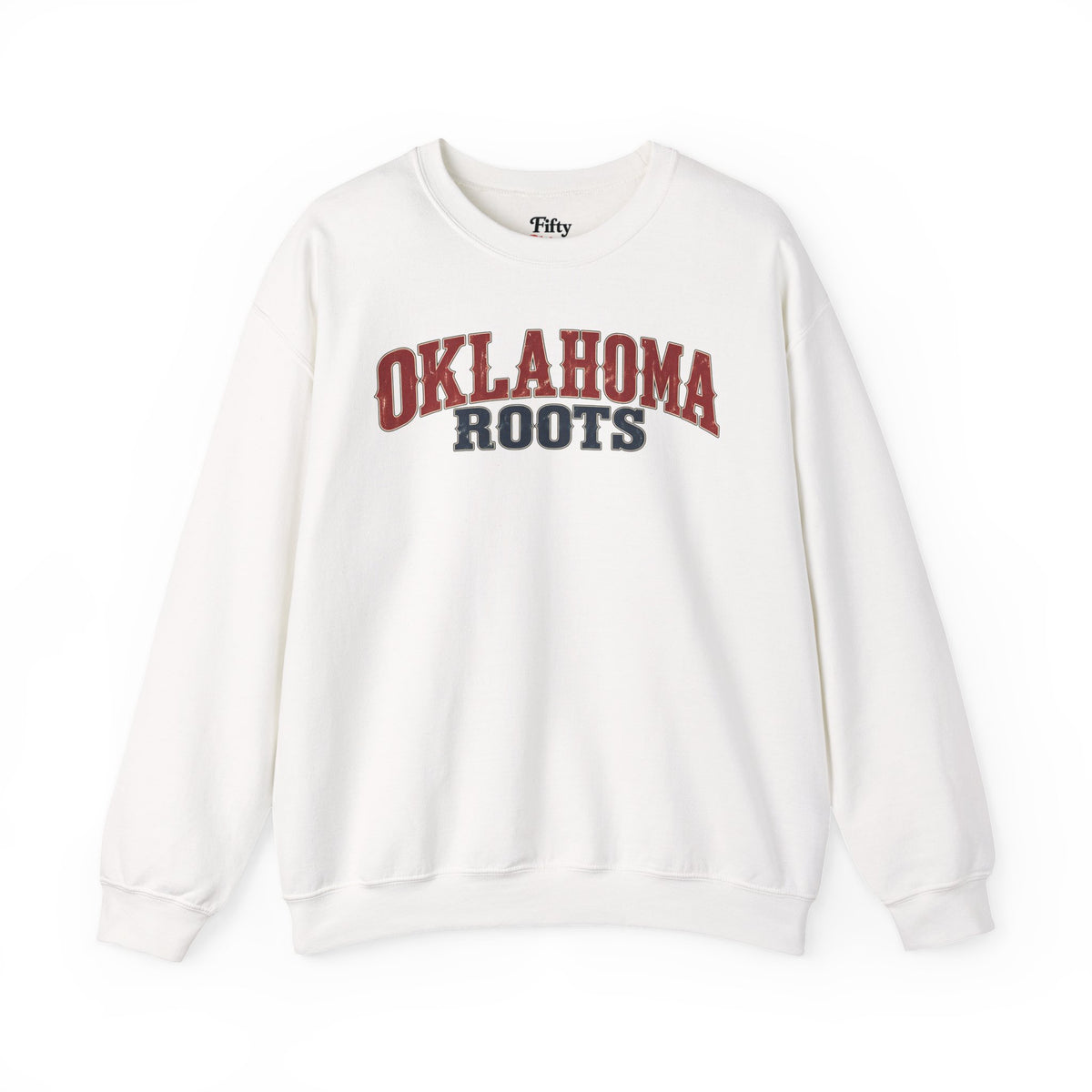 Oklahoma Roots Unisex Crewneck Sweatshirt State Name Graphic