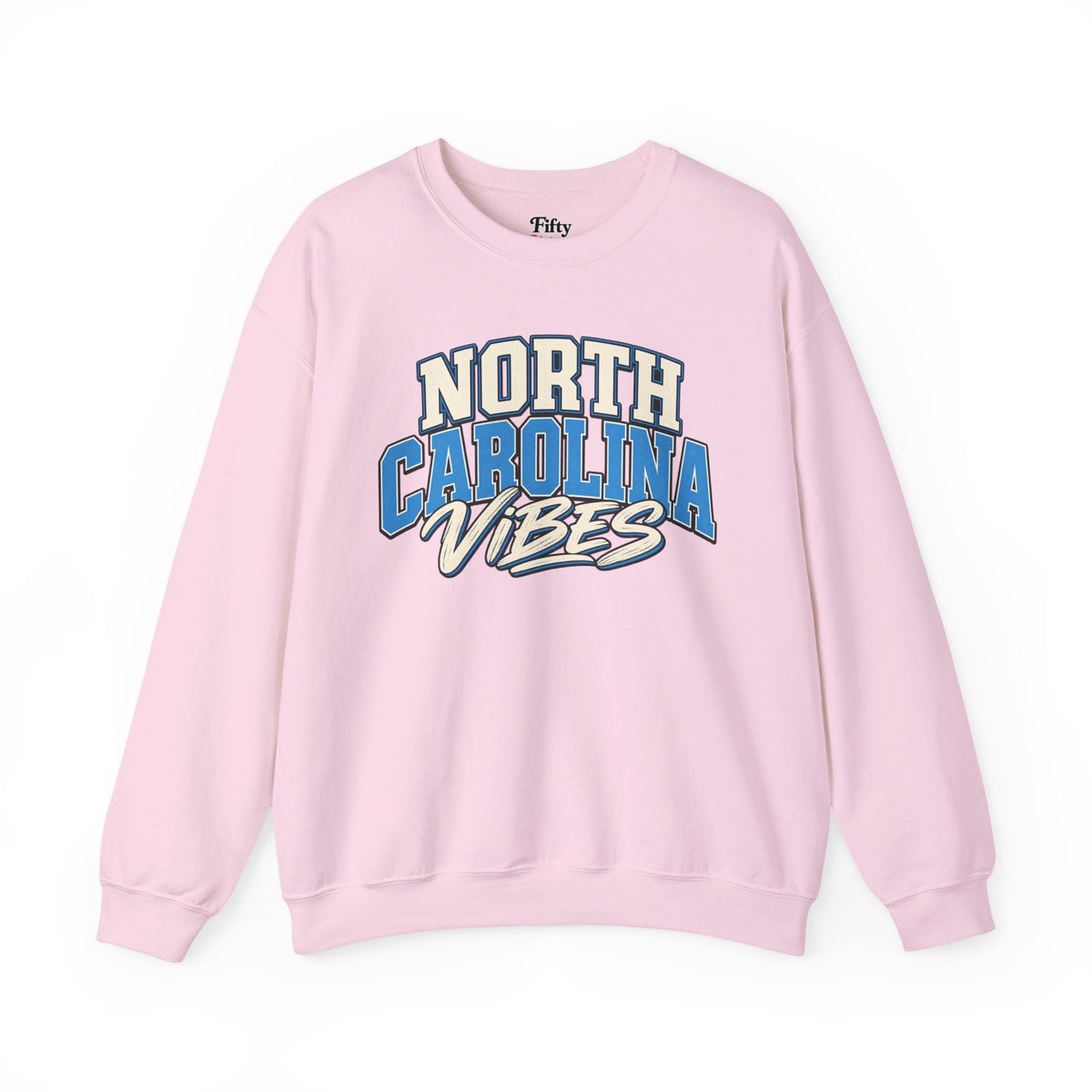 North Carolina Vibes Unisex Crewneck Sweatshirt State Name Graphic