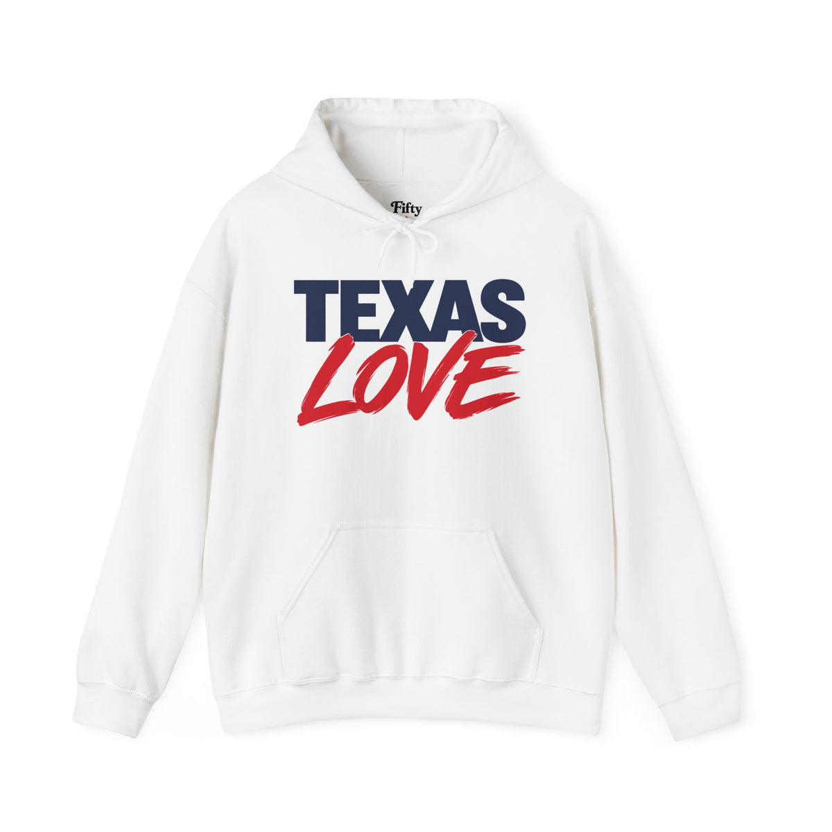 Texas Love Unisex Hoodie State Name Graphic
