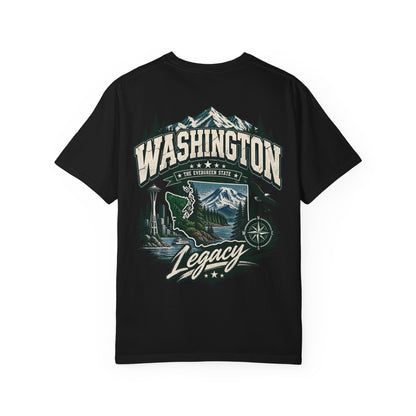 Washington State Legacy Unisex Comfort Color 1717 Streetwear Graphic Tee