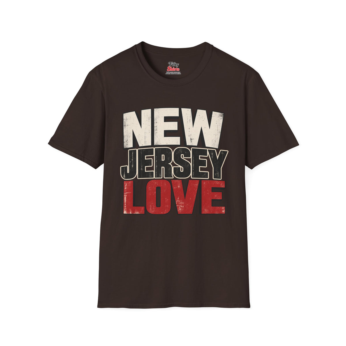 New Jersey Love Unisex Softstyle T Shirt State Name Graphic Tee