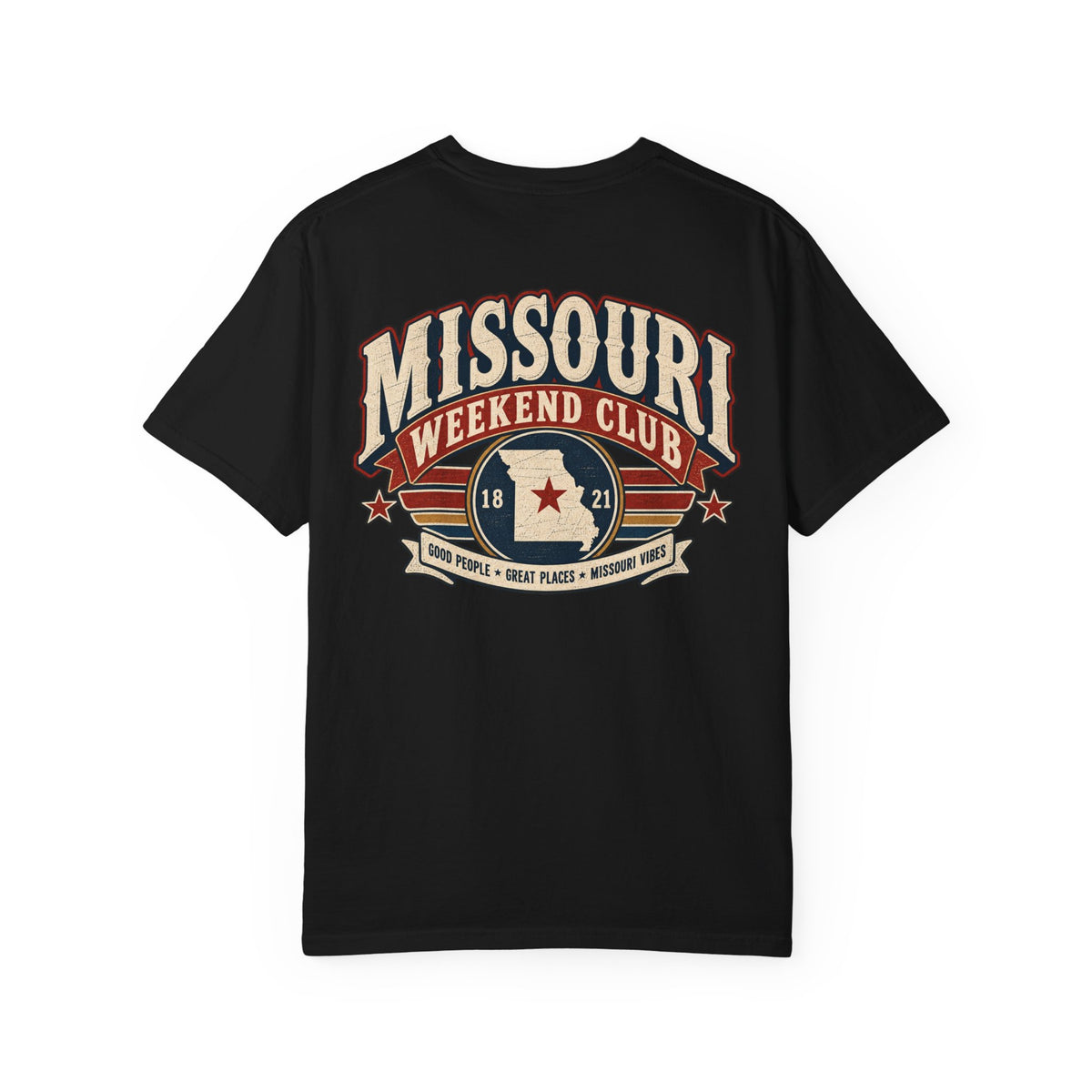 Missouri Weekend Club Unisex Comfort Color 1717 Streetwear Graphic Tee