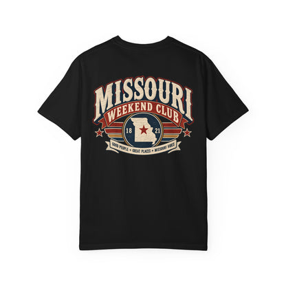 Missouri Weekend Club Unisex Comfort Color 1717 Streetwear Graphic Tee