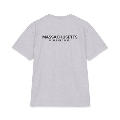 Massachusetts All State In God We Trust Unisex Max Heavyweight Short Sleeve