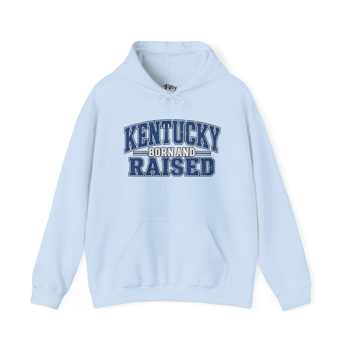 Kentucky Born and Raised Bluegrass Unisex Hoodie Graphic