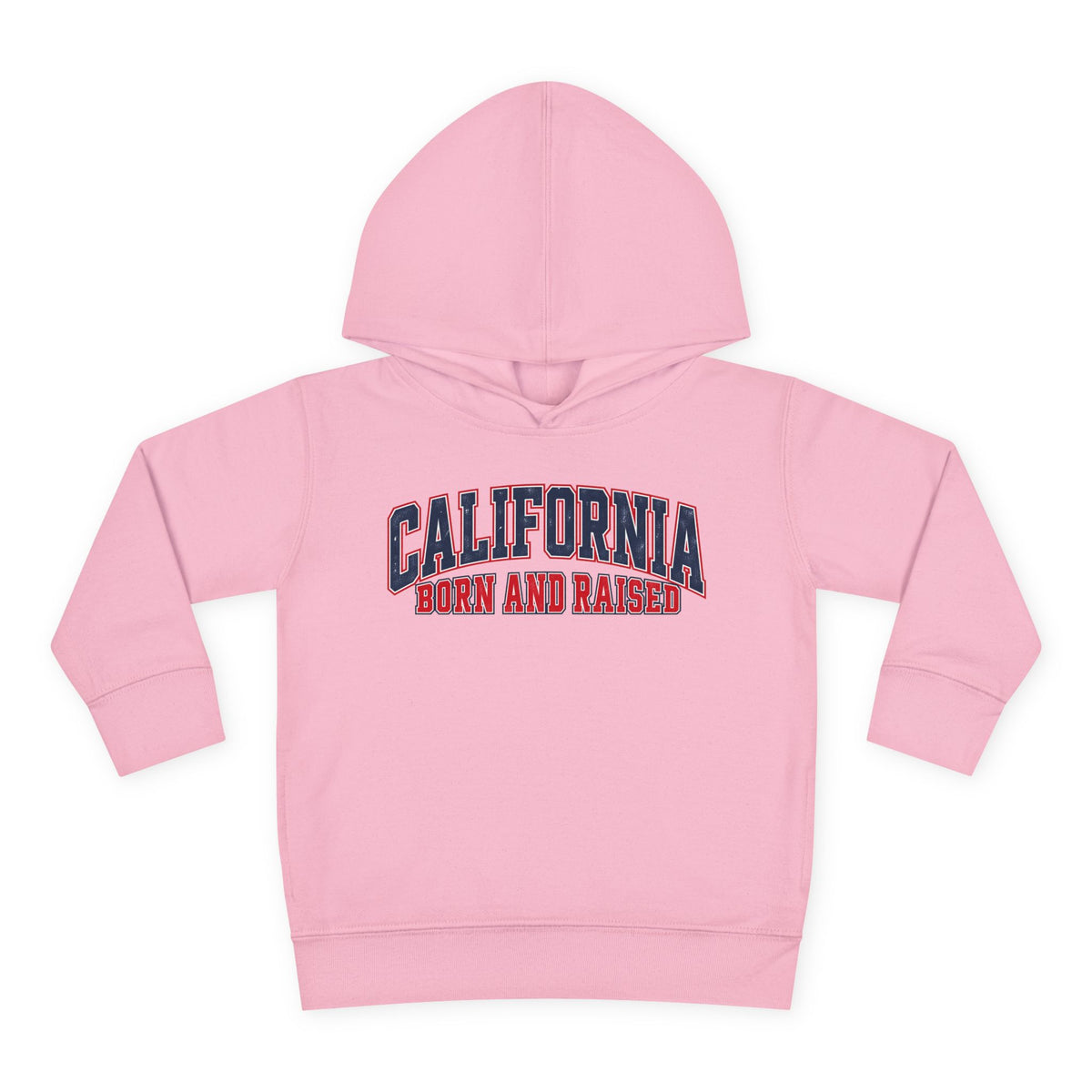 California Born and Raised Vintage Athletic Heritage Unisex Toddler Pullover Fleece Hoodie