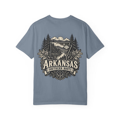 Arkansas Southern Roots Unisex Comfort Color 1717 Streetwear Graphic Tee