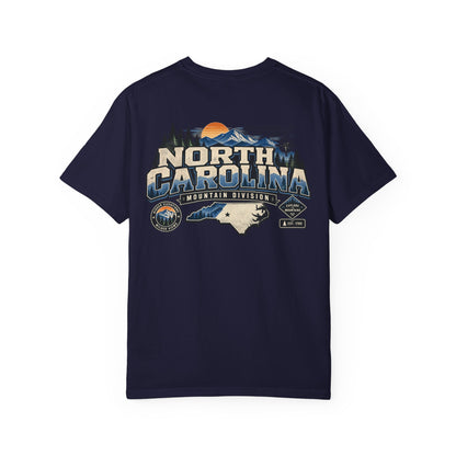 North Carolina Mountain Division Unisex Comfort Color 1717 Streetwear Graphic Tee