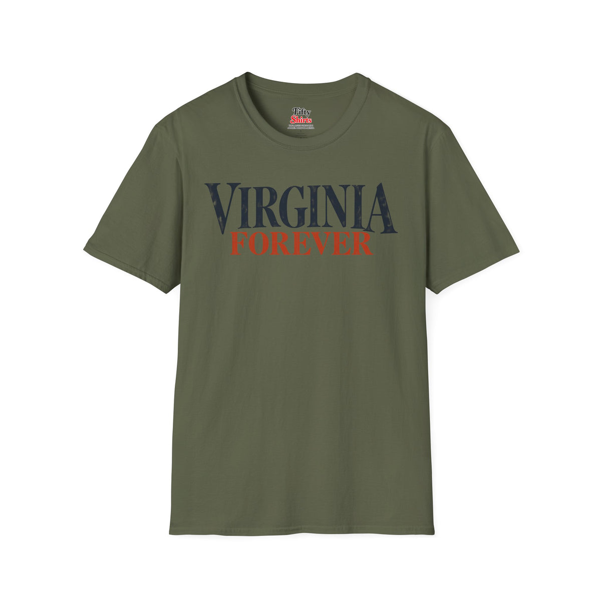 Virginia Forever Unisex Softstyle T Shirt State Name Graphic Tee