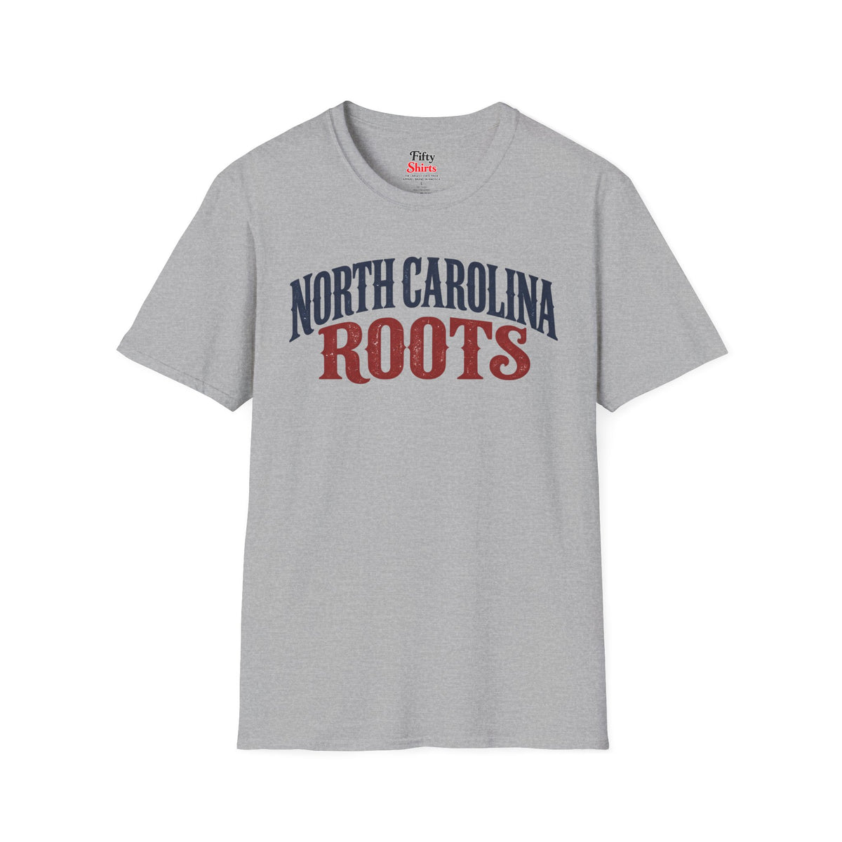 North Carolina Roots Unisex Softstyle T Shirt State Name Graphic Tee