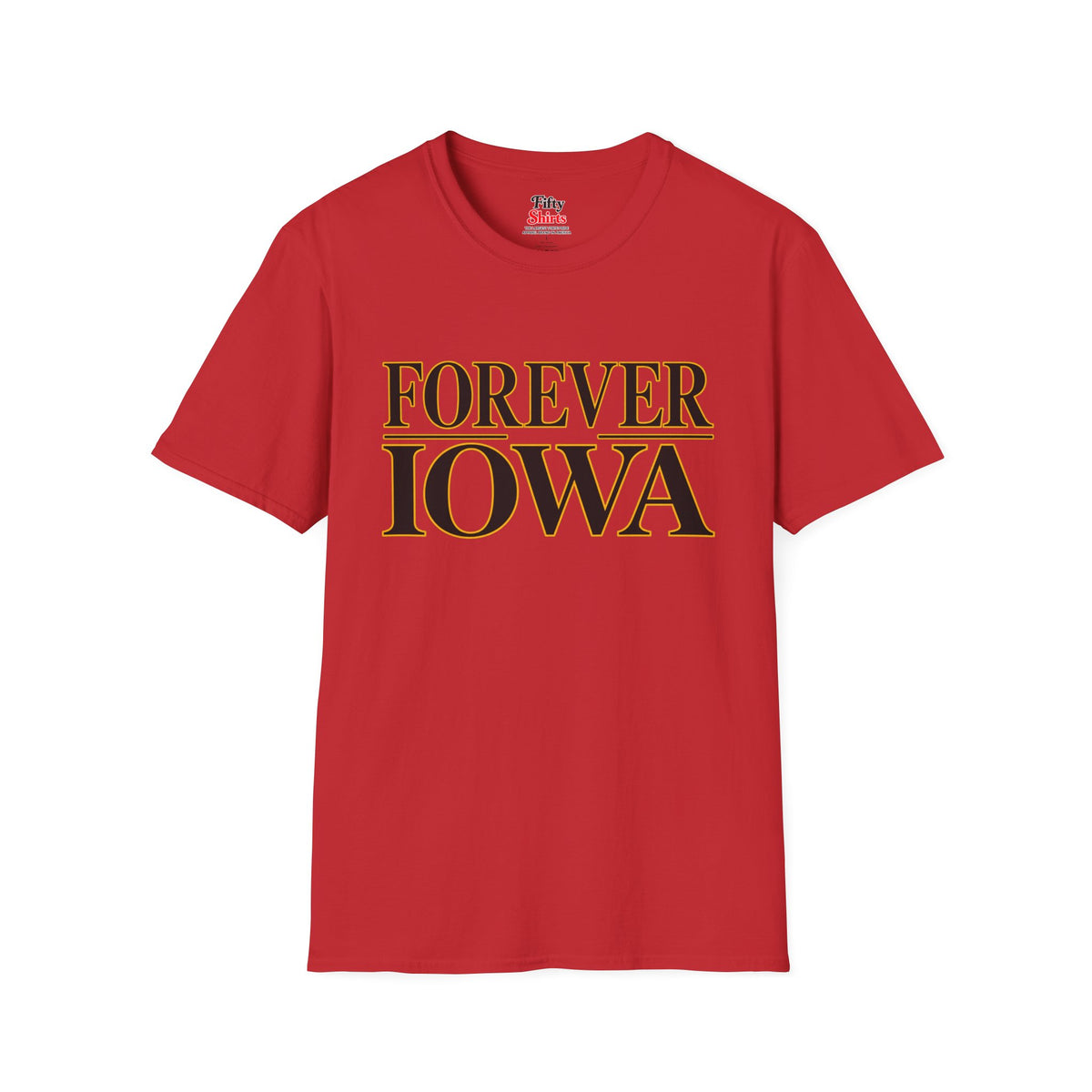 Forever Iowa Unisex Softstyle T Shirt State Name Graphic Tee