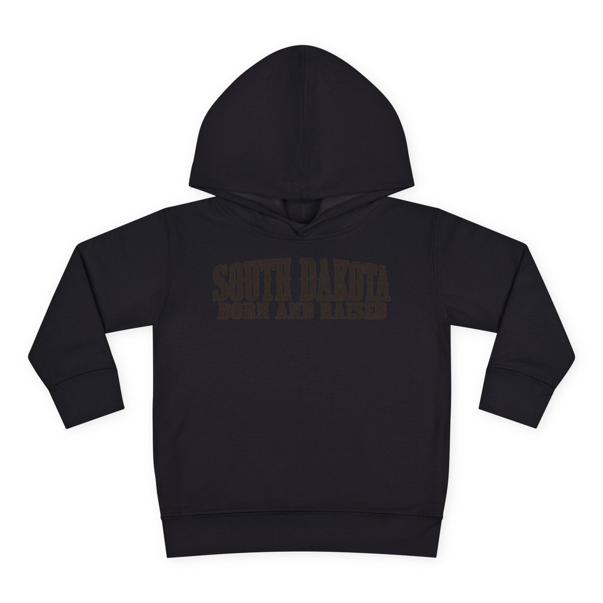 South Dakota Born and Raised Western Heritage Unisex Toddler Pullover Fleece Hoodie