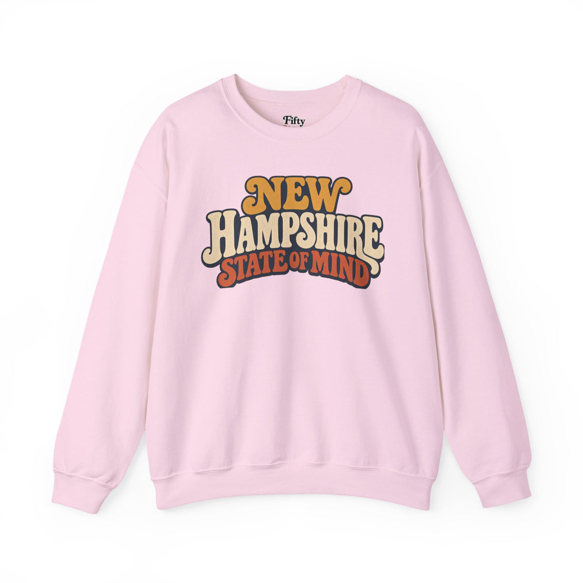New Hampshire State of Mind Unisex Crewneck Sweatshirt State Name Graphic