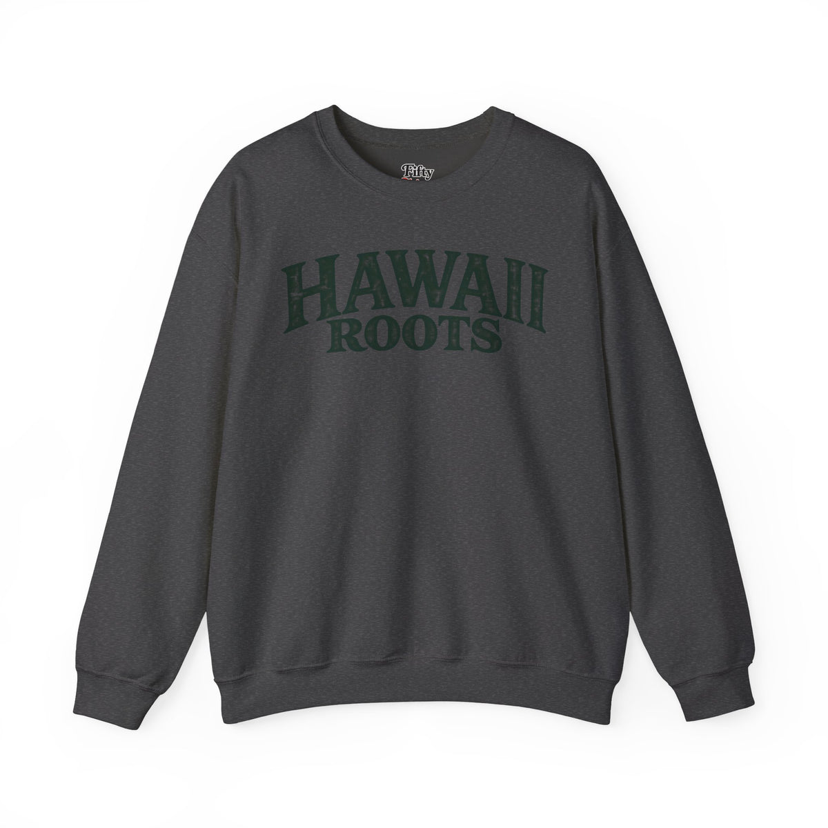 Hawaii Roots Unisex Crewneck Sweatshirt State Name Graphic