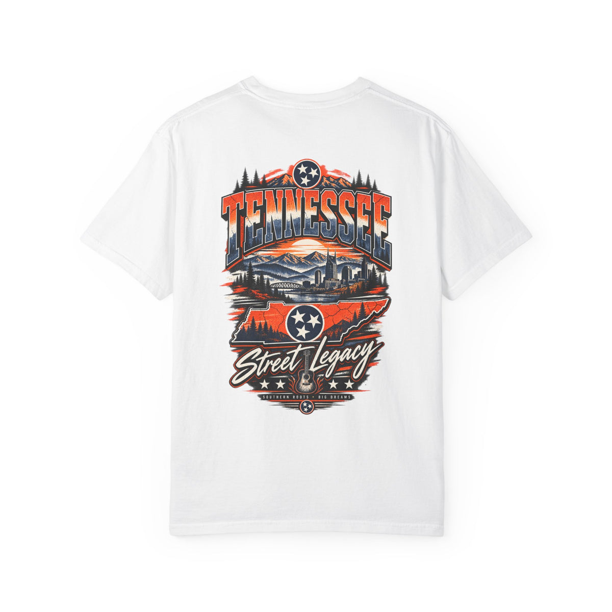 Tennessee Street Legacy Unisex Comfort Color 1717 Streetwear Graphic Tee