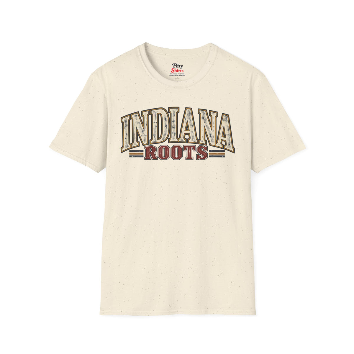 Indiana Roots Unisex Softstyle T Shirt State Name Graphic Tee