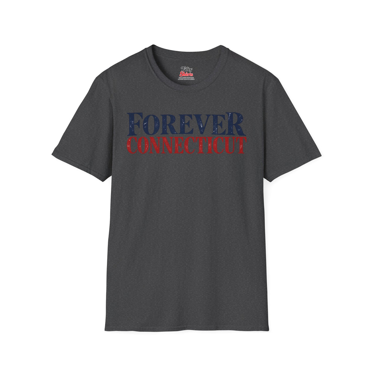 Forever Connecticut Unisex Softstyle T Shirt State Name Graphic Tee