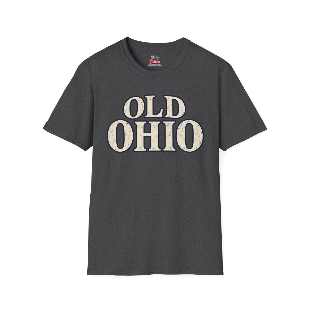 Old Ohio Unisex Softstyle T Shirt State Name Graphic Tee