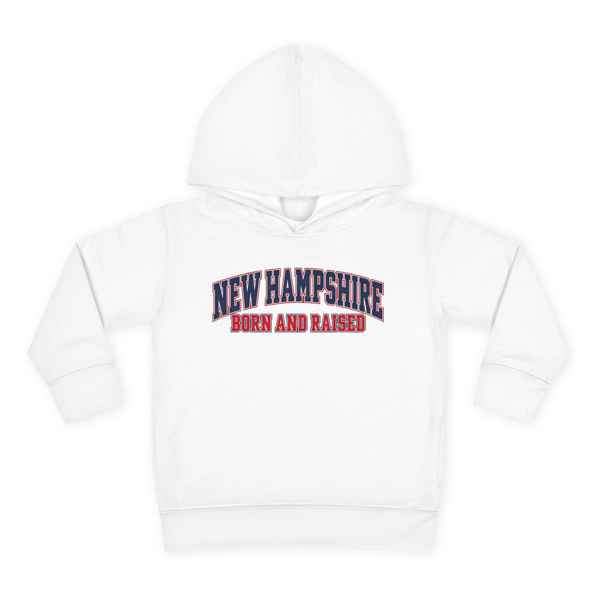 New Hampshire Born and Raised Premium Collegiate Unisex Pullover Fleece Hoodie