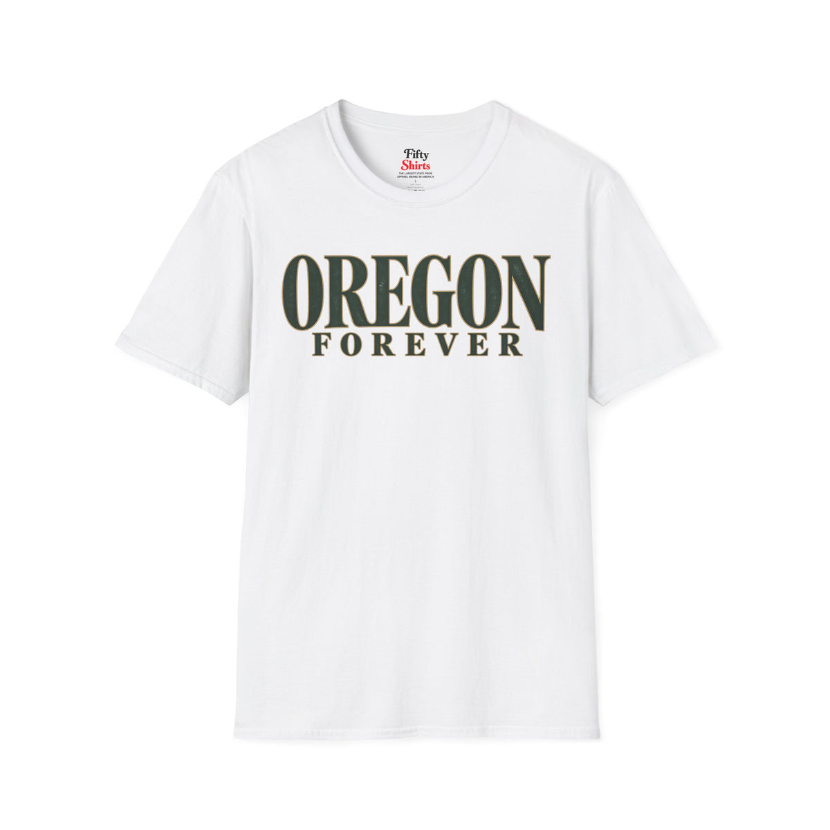 Oregon Forever Unisex Softstyle T Shirt State Name Graphic Tee