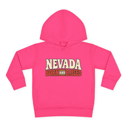 Nevada Born and Raised Retro 1970s Desert Unisex Toddler Pullover Fleece Hoodie