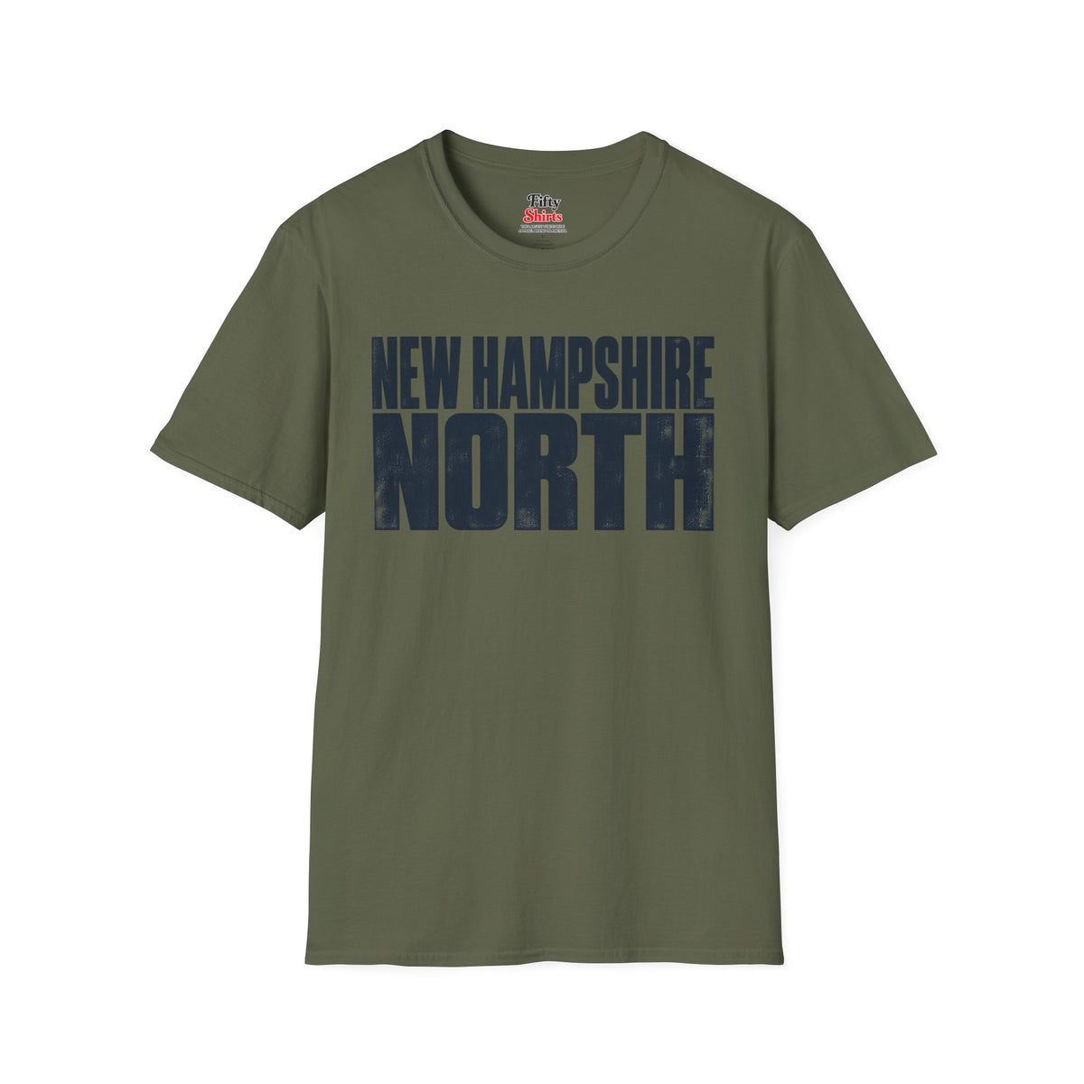 New Hampshire North Unisex Softstyle T Shirt State Name Graphic Tee