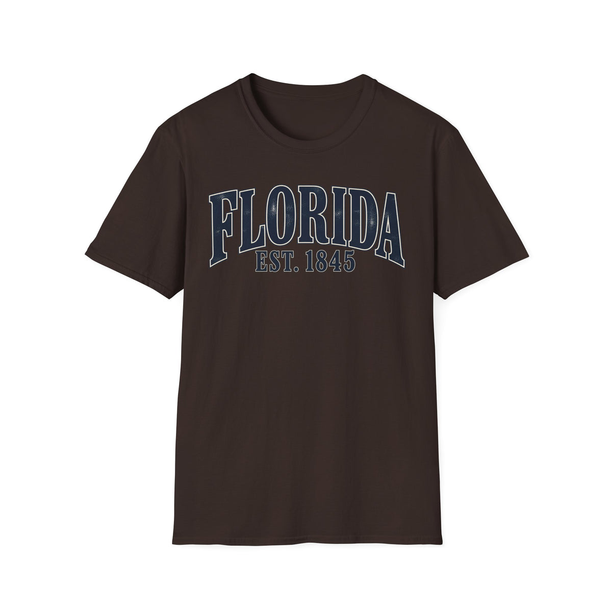 Florida EST. 1845 Unisex Softstyle T Shirt State Name Graphic Tee