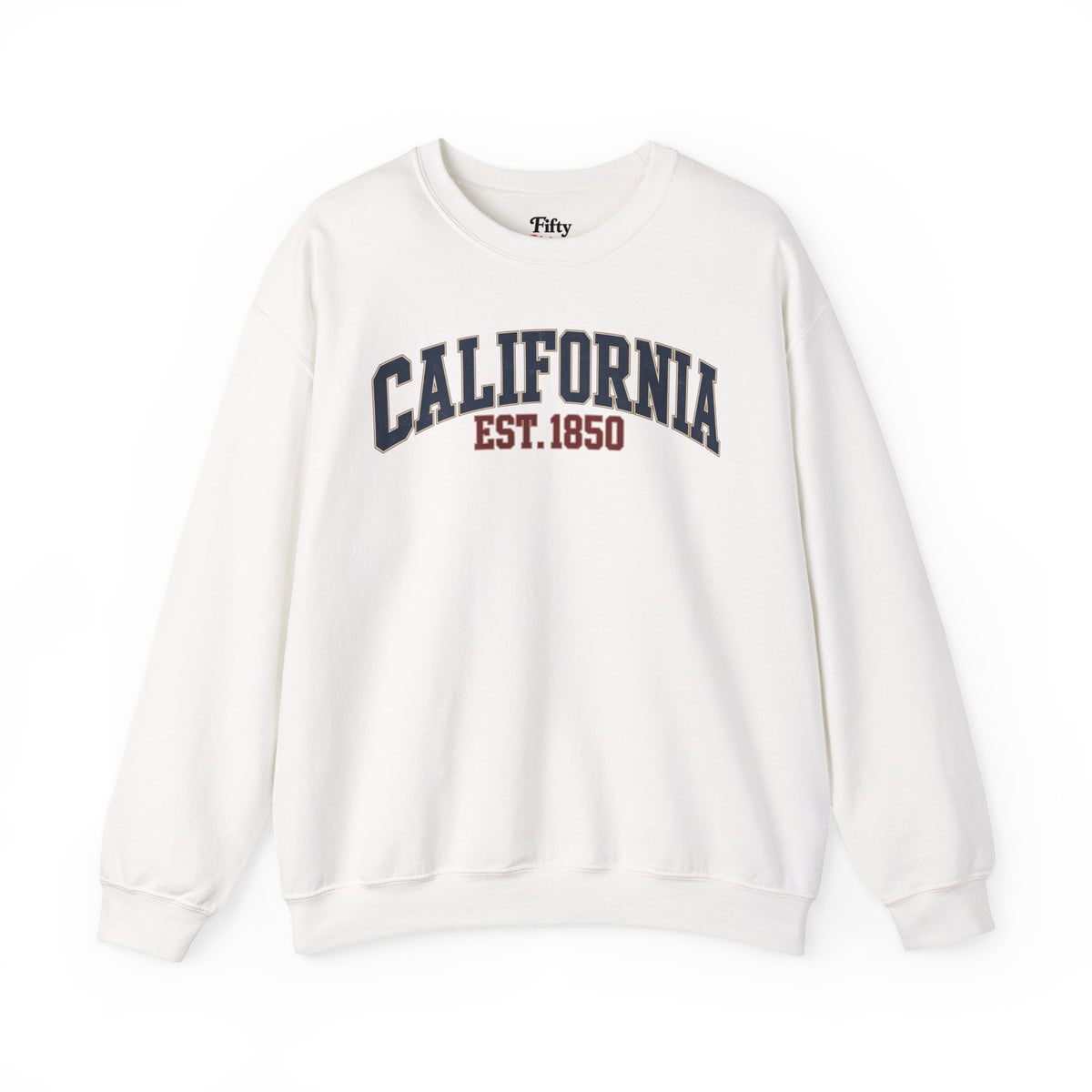 California Est. 1850 Unisex Crewneck Sweatshirt State Name Graphic