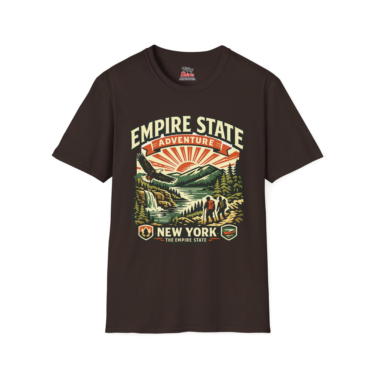 New York Empire State Unisex Softstyle T Shirt State Pride Graphic Tee Collections FS03