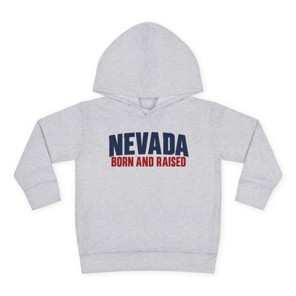 Nevada Born and Raised Minimal Heritage Unisex Toddler Pullover Fleece Hoodie