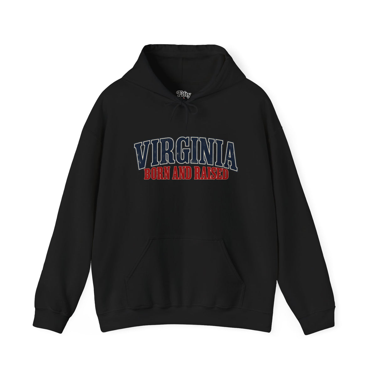 Virginia Born and Raised Southern Heritage Unisex Hoodie Graphic