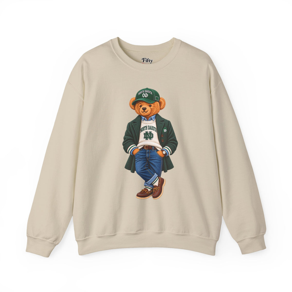 North Dakota- Game Day Teddy Bear Sweatshirt