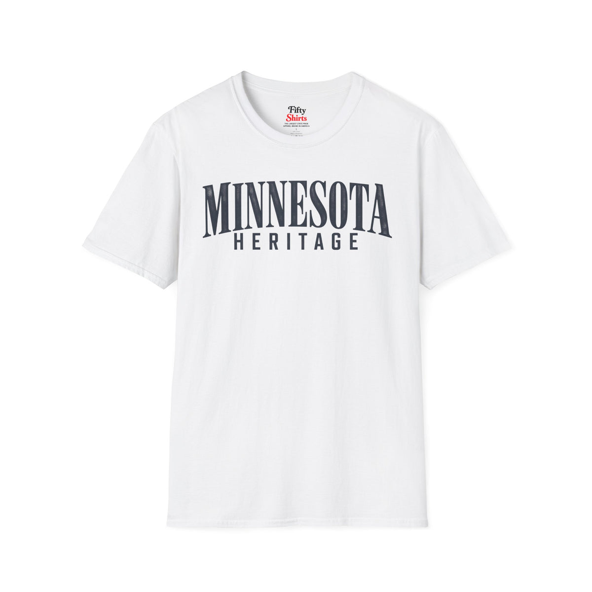 Minnesota Heritage Unisex Softstyle T Shirt State Name Graphic Tee