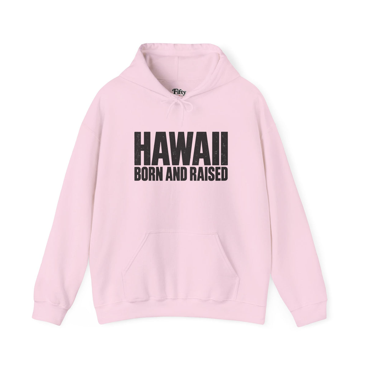 Hawaii Born and Raised Minimal Modern Heritage Unisex Hoodie Graphic