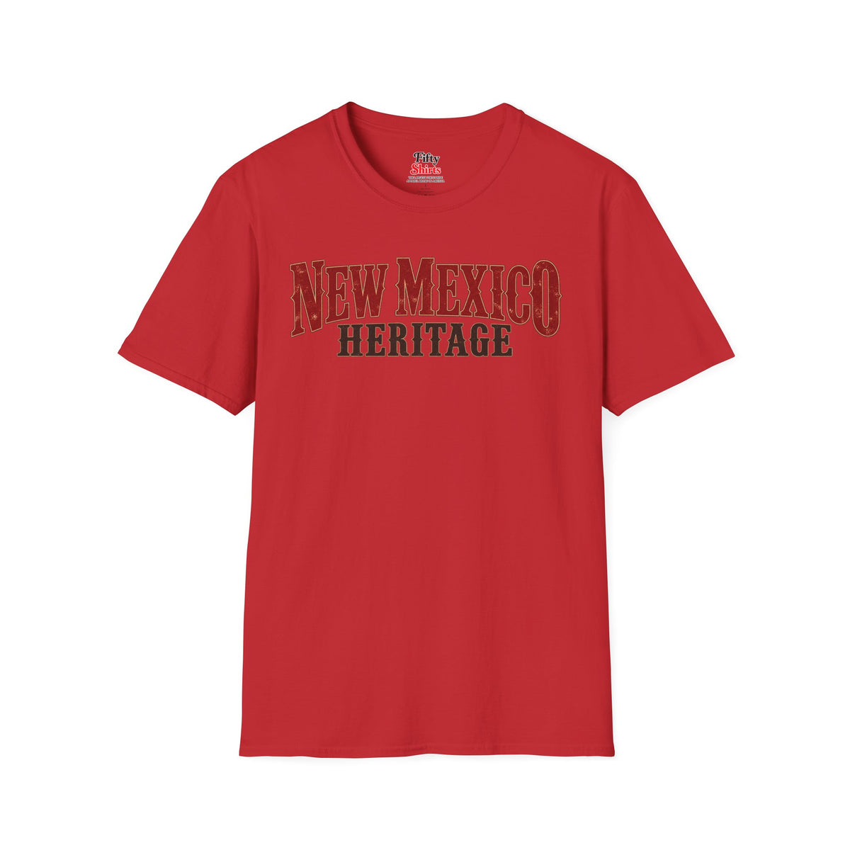 New Mexico Heritage Unisex Softstyle T Shirt State Name Graphic Tee