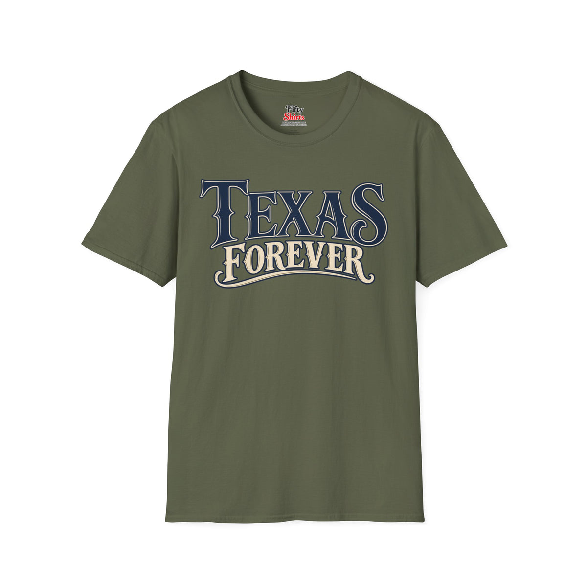 Texas Forever Unisex Softstyle T Shirt State Name Graphic Tee