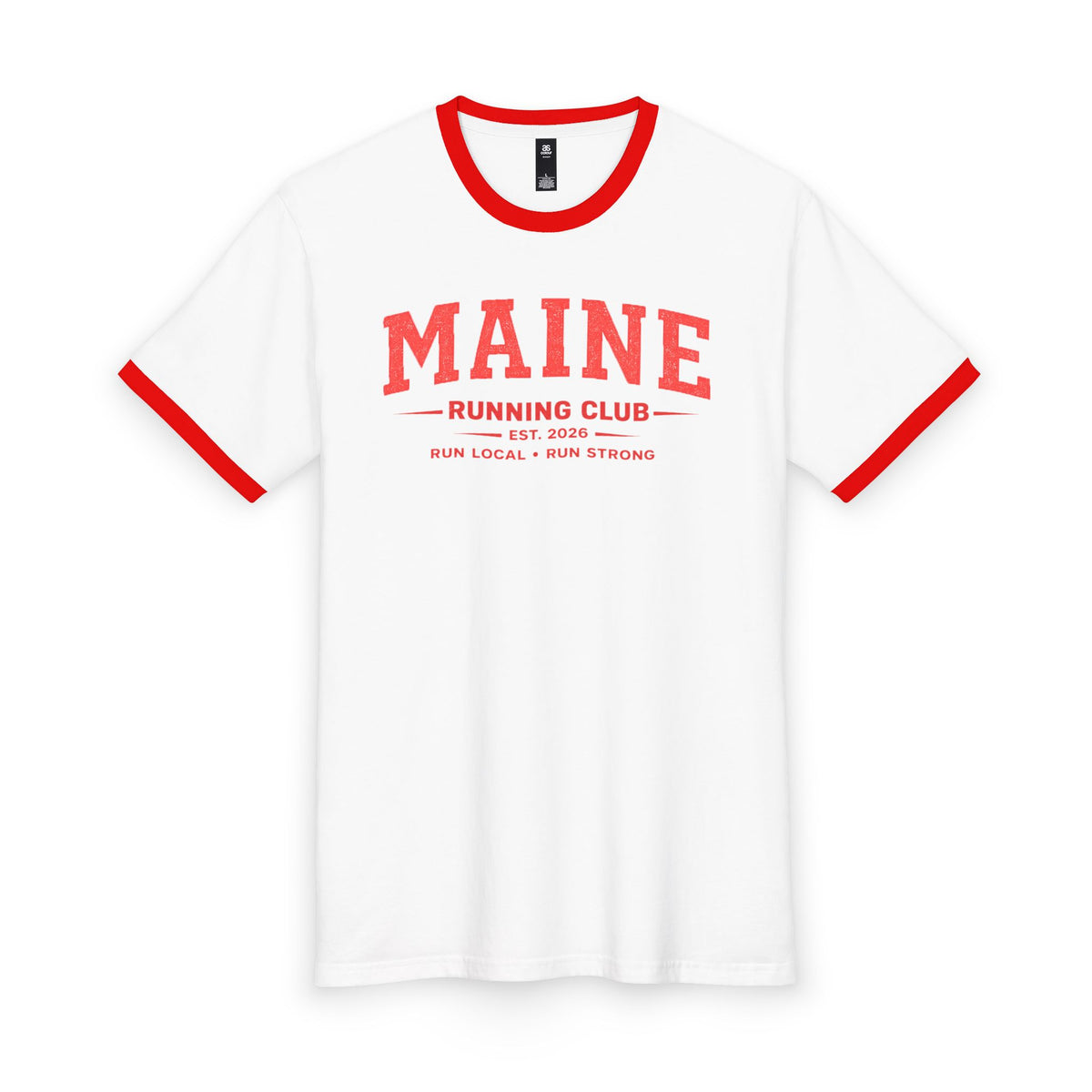 Maine Running Club 2026 All State Men's Staple Ringer Tee