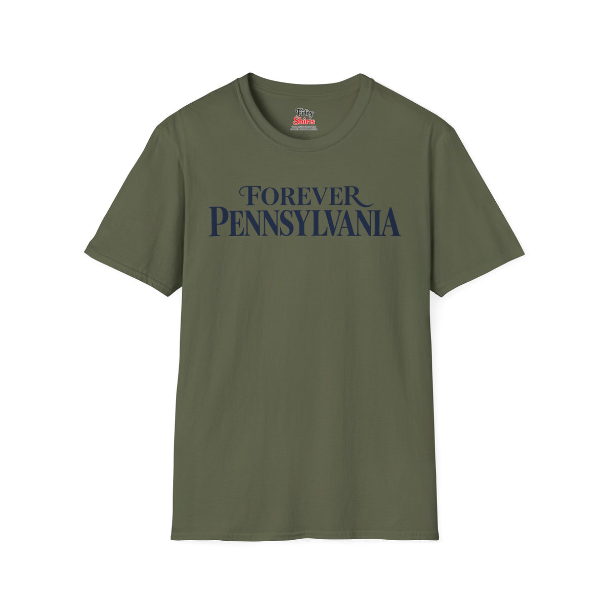 Forever Pennsylvania Unisex Softstyle T Shirt State Name Graphic Tee