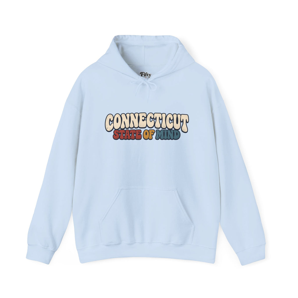 Connecticut State of Mind Unisex Hoodie State Name Graphic