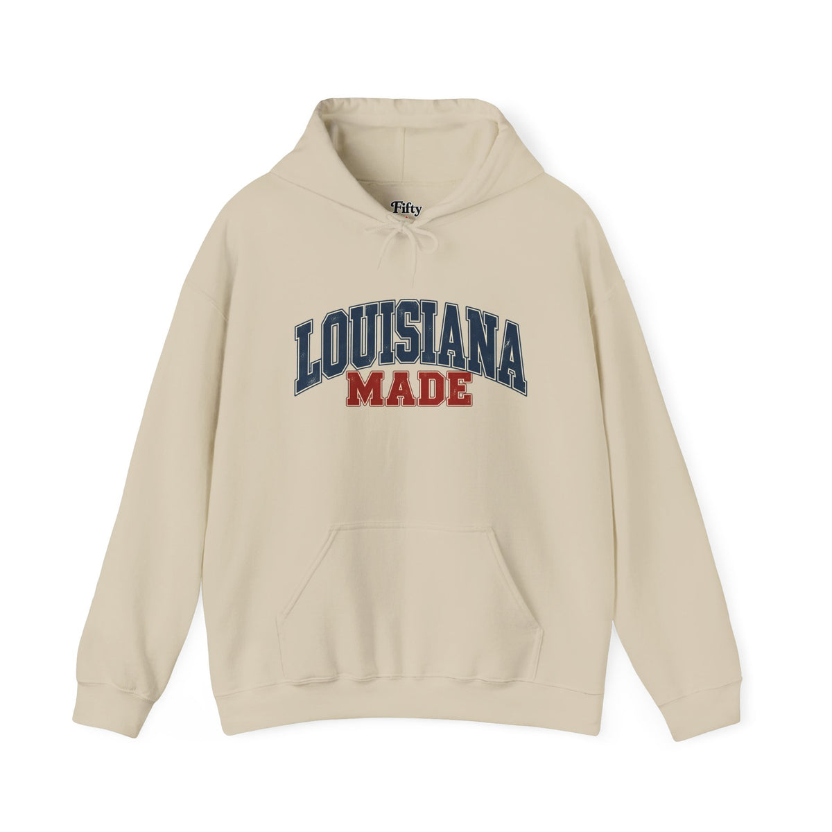 Louisiana Made Unisex Hoodie State Name Graphic