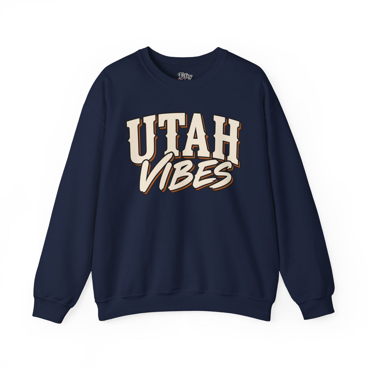 Utah Vibes Unisex Crewneck Sweatshirt State Name Graphic