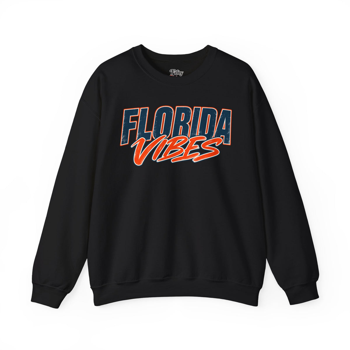 Florida Vibes Unisex Crewneck Sweatshirt State Name Graphic