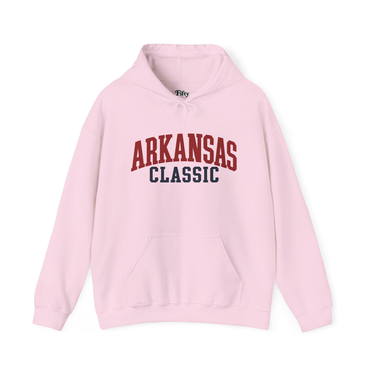 Arkansas Classic Unisex Hoodie State Name Graphic