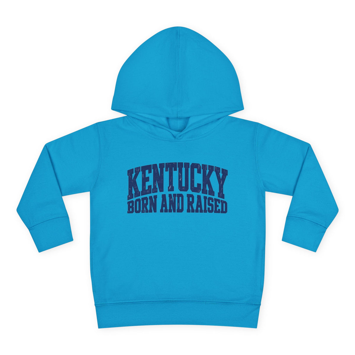 Kentucky Born and Raised Bold Athletic Unisex Toddler Pullover Fleece Hoodie