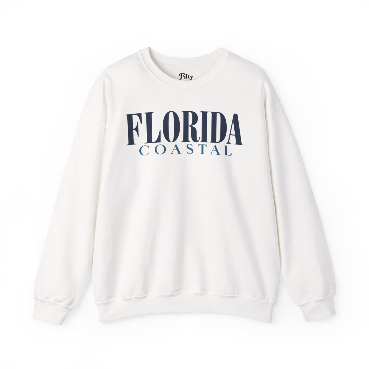 Florida Coastal Unisex Crewneck Sweatshirt State Name Graphic