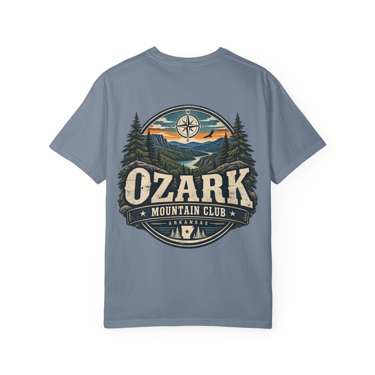 Arkansas Ozark Mountain Club Unisex Comfort Color 1717 Streetwear Graphic Tee