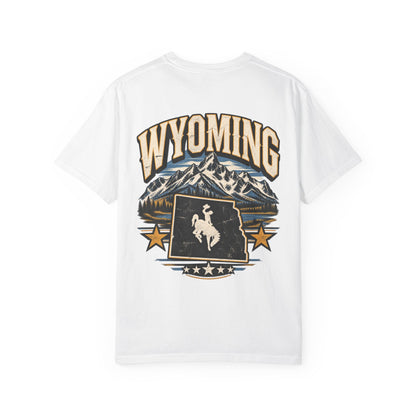 Wyoming State Pride Unisex Comfort Color 1717 Streetwear Graphic Tee