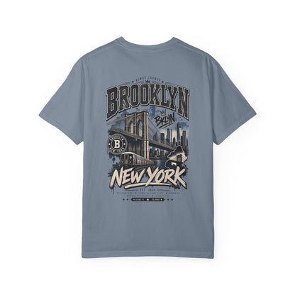 Brooklyn New York Unisex Comfort Color 1717 Streetwear Graphic Tee